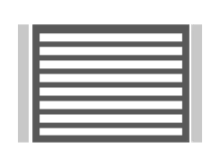 Горизонтальный экструдированный профиль