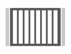 Вертикальный экструдированный профиль